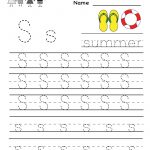 Kindergarten Letter S Writing Practice Worksheet Printable | G   Free Printable Worksheets Handwriting Practice