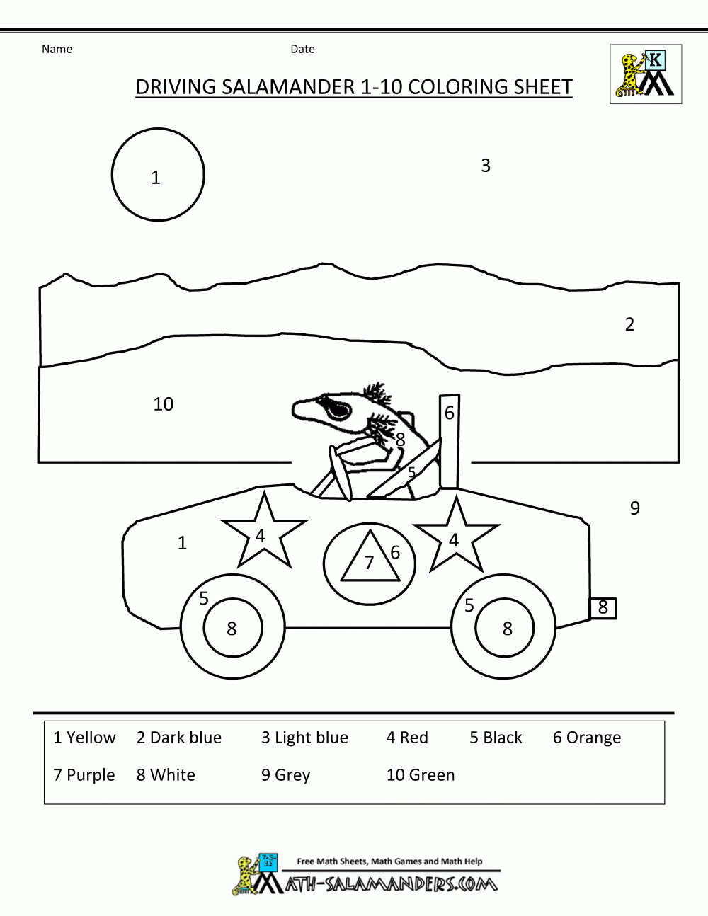 Kindergarten Math Activities - Free Printable Kindergarten Math Activities