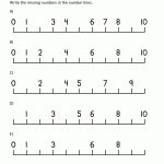 Kindergarten Number Worksheets   Free Printable Number Worksheets For Kindergarten