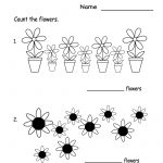 Kindergarten Spring Flowers Worksheet Printable | Future Classroom   Free Printable Spring Worksheets For Kindergarten