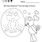 Kindergarten Valentine's Day Activities Worksheet Printable | Cute   Free Printable Presidents Day Worksheets