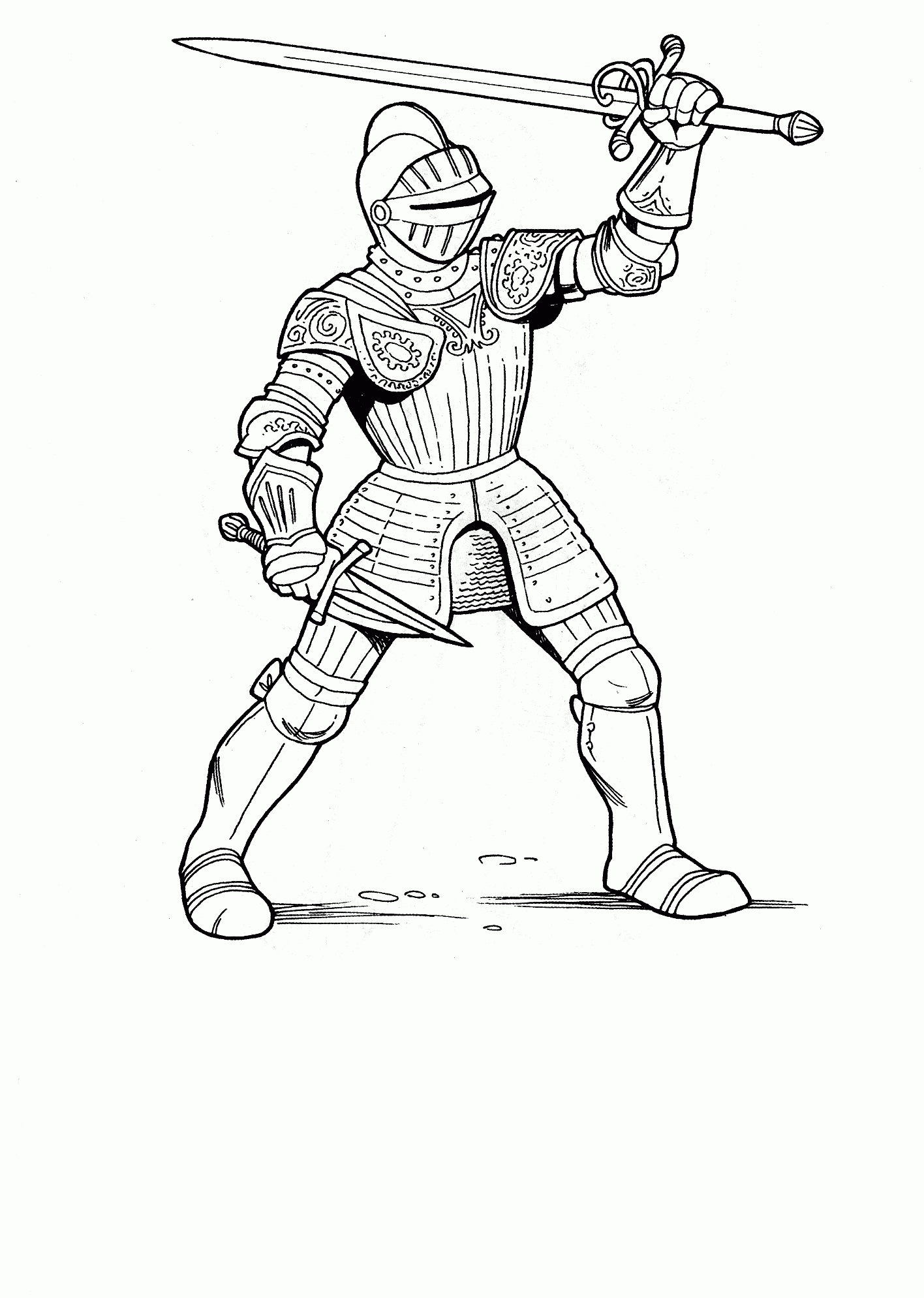 Free Printable Knight Coloring Pages For Kids Coloring Pages Free 