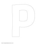 Large Alphabet Stencils | Freealphabetstencils   Free Printable Alphabet Stencils To Cut Out