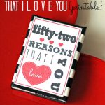 Larissa Another Day: 52 Reasons I Love You Printable (A Pinteresting   52 Reasons Why I Love You Free Printable Template