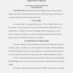 Last Will And Testament Template Pdf Beautiful Last Will And   Free Printable Last Will And Testament Blank Forms Florida