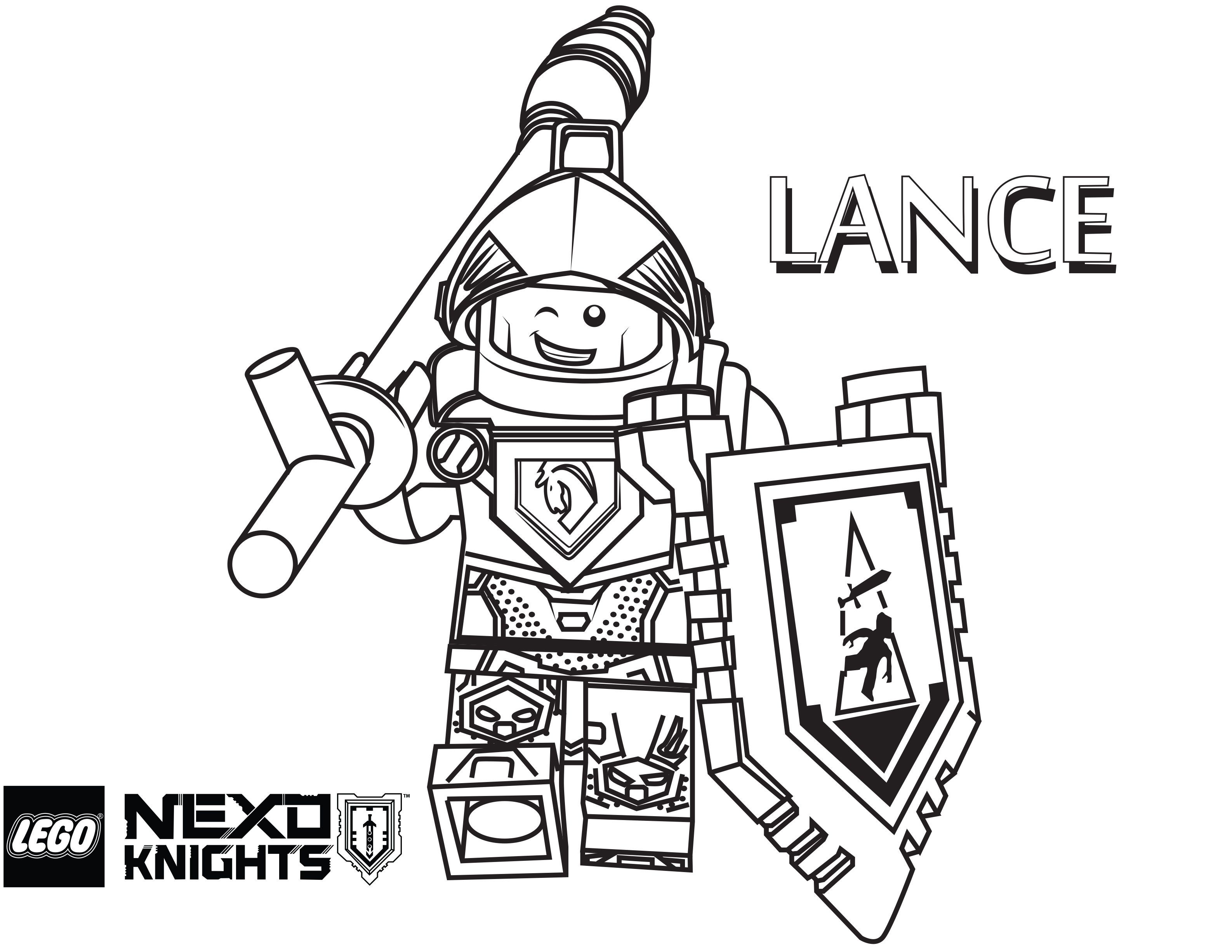 Lego Nexo Knights Coloring Pages : Free Printable Lego Nexo Knights - Free Printable Pictures Of Knights