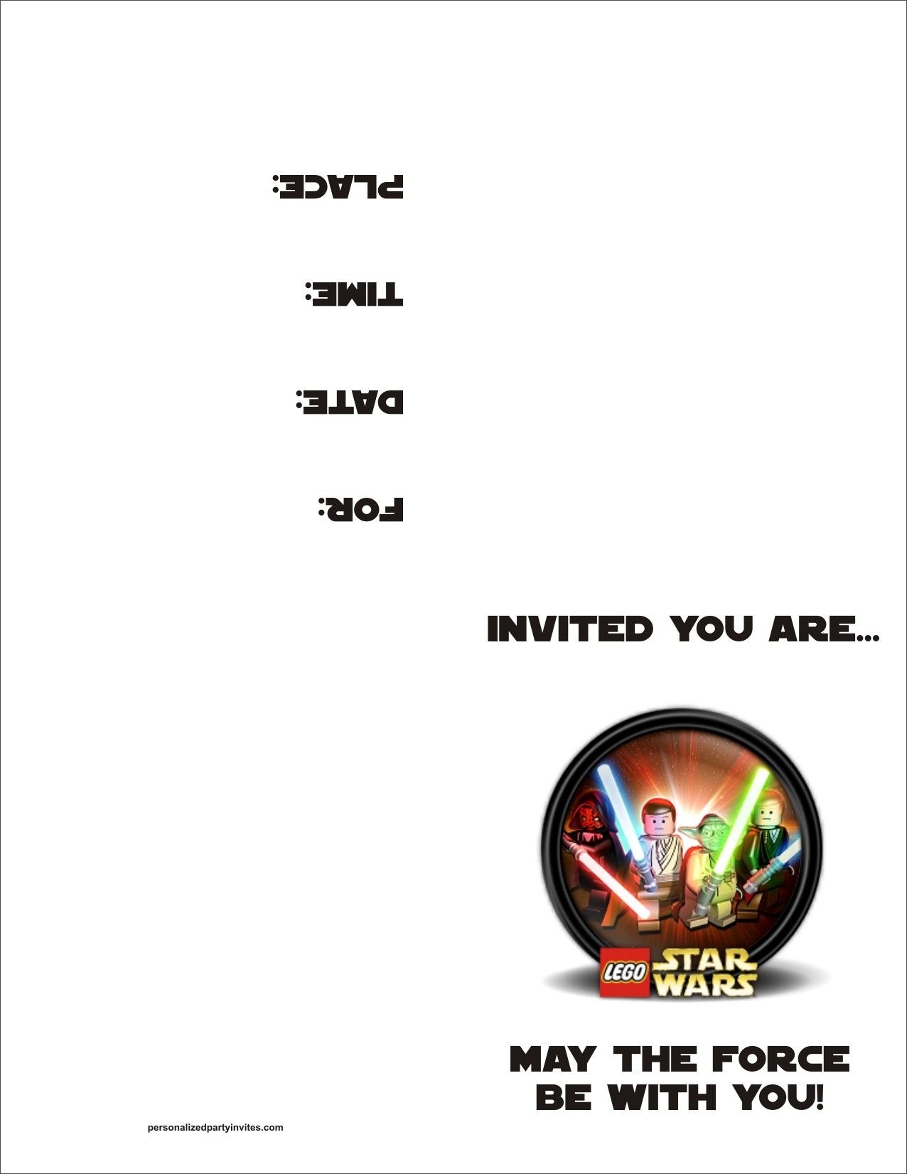 Lego+Star+Wars+Party+Invitations+Printable+Free | Costume In 2019 - Star Wars Invitations Free Printable