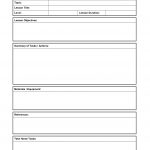 Lesson Plan Template … | Teaching Ideas | Lesson Plan Format, Daily   Free Printable Blank Lesson Plan Pages