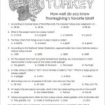 Let's Talk Turkey: Trivia Quiz For Thanksgiving   Flanders Family   Free Printable Trivia Questions And Answers