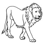 Lion Free To Color For Children   Lion Kids Coloring Pages   Free Printable Picture Of A Lion