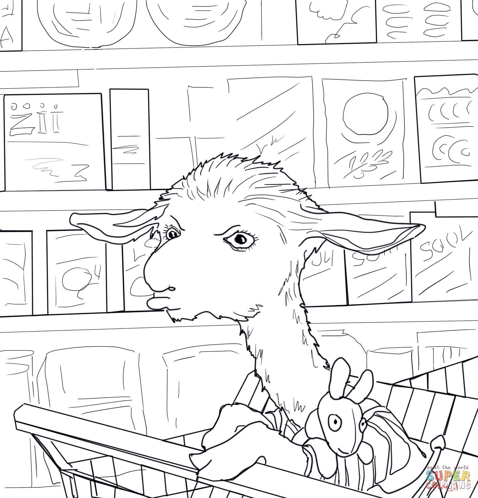 Llama Llama Red Pajama Coloring Page | Free Printable Coloring Pages - Free Printable Pajama Coloring Pages