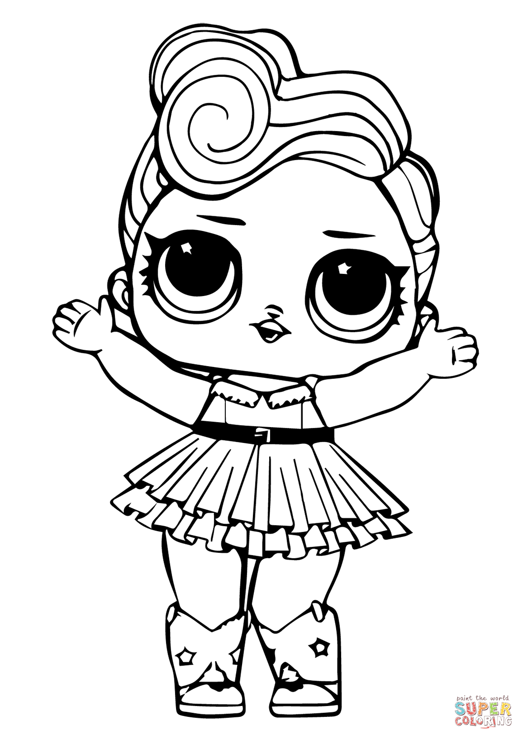 Lol Doll Luxe Coloring Page | Free Printable Coloring Pages | Lol - Free Printable Coloring Pages For Kids