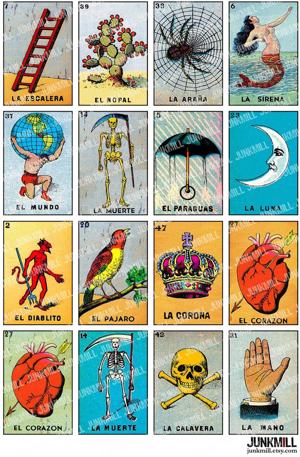 Printable Loteria Cards Customize and Print