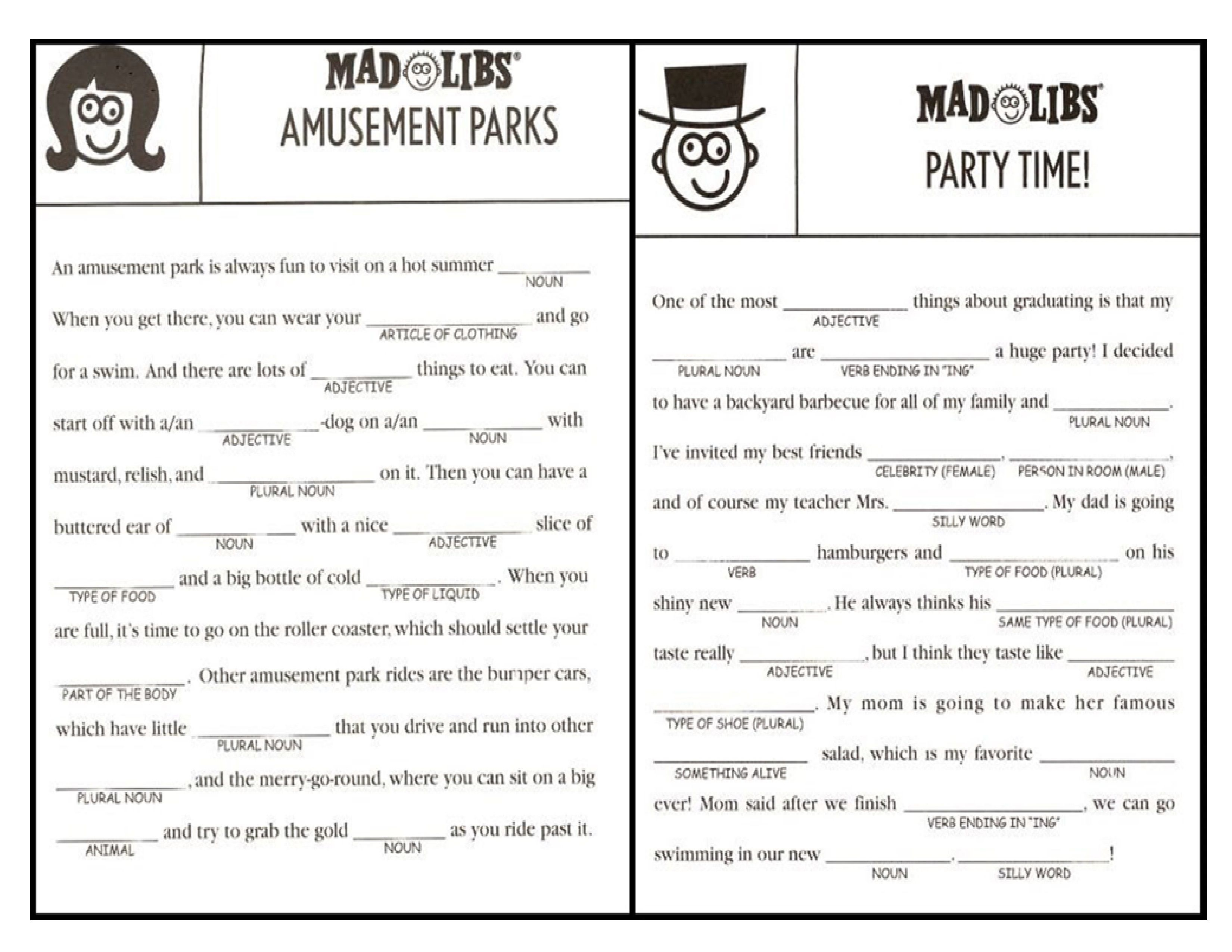 Mad Libs For Adults - Google Search | Feedback Loops | Mad Libs For - Free Printable Mad Libs