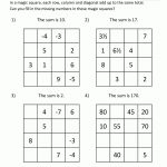 Magic Square Worksheets   Free Printable Anagram Magic Square Puzzles