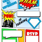 Make Your Own Comic Book Printable | Superhero Comic Book Party   Free Printable Superhero Birthday Invitation Templates