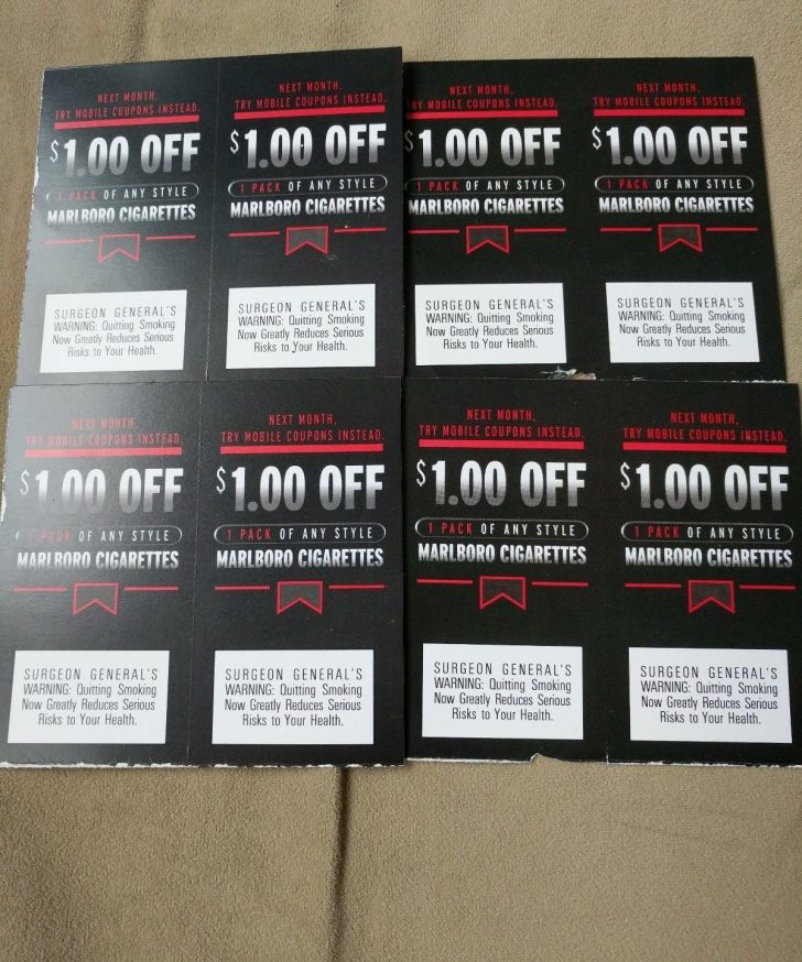 Marlboro Cigarette Coupons (142982483313) Gift Cards & Coupons