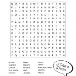 Martin Luther King Jr. Free Printable Word Search Worksheet   Free Printable Martin Luther King Jr Worksheets
