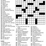 Marvelous Crossword Puzzles Easy Printable Free Org | Chas's Board   Free Printable Easy Fill In Puzzles
