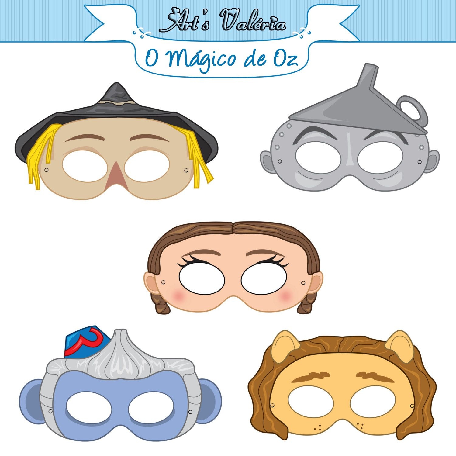 Free Printable Wizard Of Oz Masks Free Printable