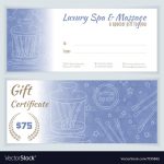 Massage Gift Voucher Template | Certificatetemplategift   Free Printable Massage Gift Certificate Templates