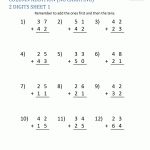 Math Addition Worksheets 1St Grade   Free Printable First Grade Worksheets