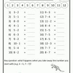 Math Worksheets For 1St Grade Addition And Subtraction With Free   Free Printable First Grade Math Worksheets