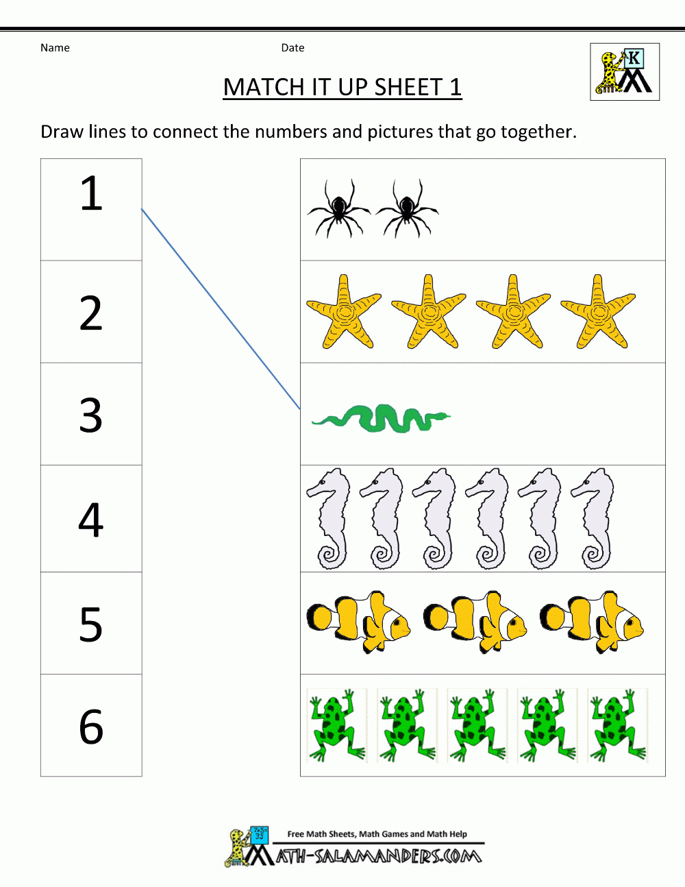 Kg Math Worksheets