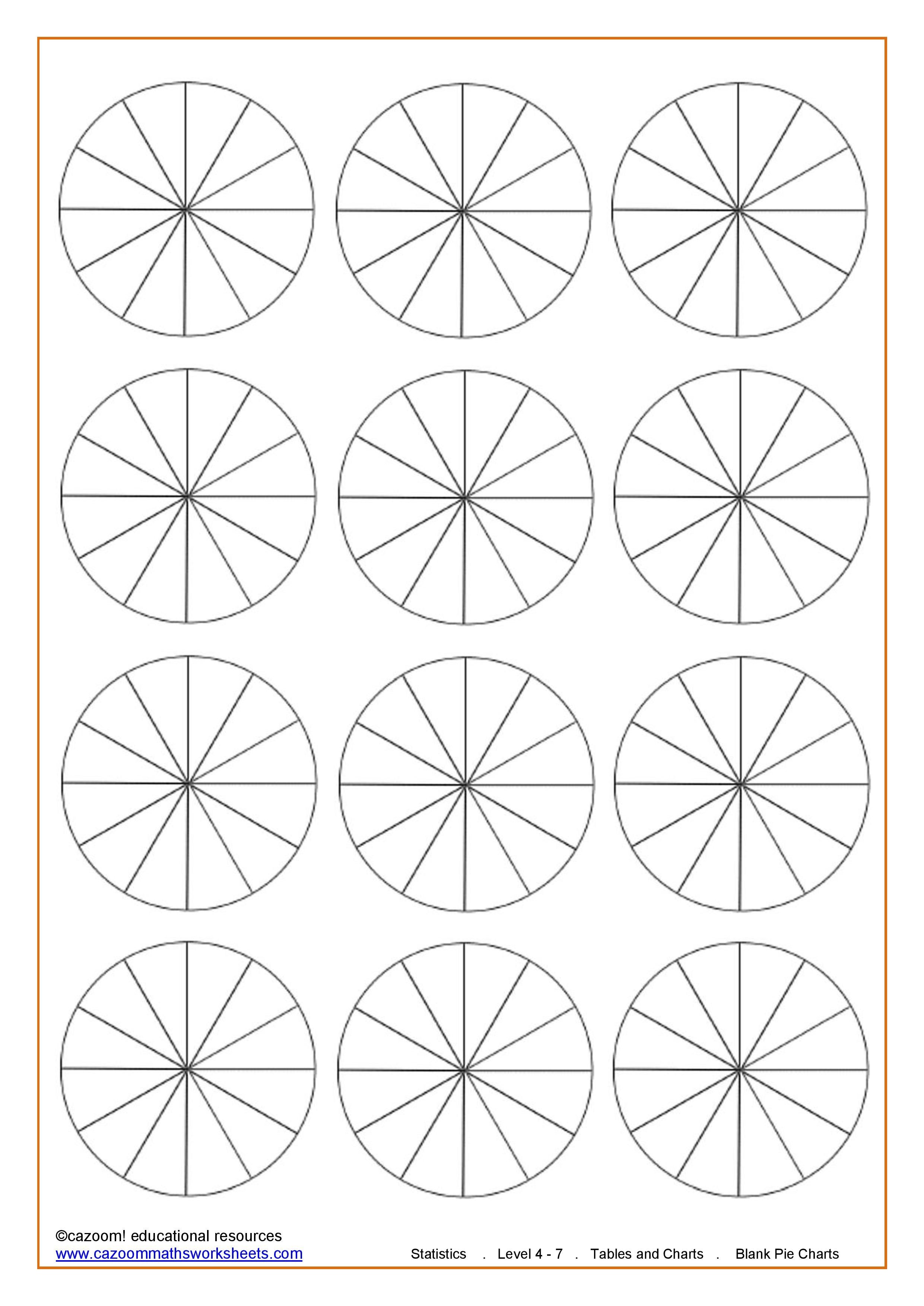 Printable Pie Chart