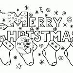 Merry Christmas Socks Coloring Pages For Kids, Printable Free   Free Printable Holiday Coloring Pages