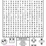 Middle School Free Printable Halloween Math Worksheets For Pre   Free Printable Word Searches For Middle School Students