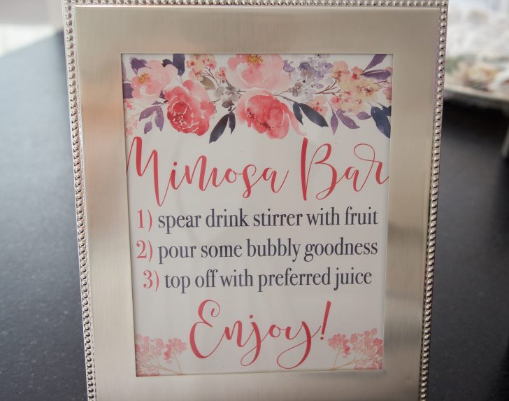 Free Printable Mimosa Bar Sign