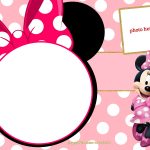 Minnie Mouse Template Invitations   Free Printable Minnie Mouse Invitations