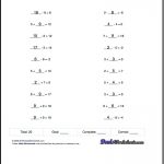 Mixed Addition Worksheet And Subtraction Worksheet Problems   Free Printable Math Worksheets 6Th Grade Order Operations