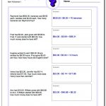 Money Word Problems   Free Printable Word Problems 2Nd Grade