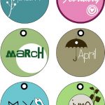Months Of The Year Tags (Printable) | Random Printables | Month   Free Printable Months Of The Year Labels