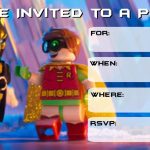 More Lego Batman Party Invitations | Drew's Birthday | Lego Batman   Lego Batman Invitations Free Printable