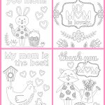 Mother's Day Coloring Pages   Free Printables   Happiness Is Homemade   Free Printable Mother's Day Games
