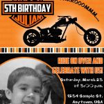 Motorcycle Biker Birthday Invitation $11 | Kids Birthday Invitations   Motorcycle Invitations Free Printable