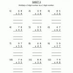 Multiplication Sheets 4Th Grade   Free Printable Multiplication Worksheets