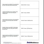 Multiplication Worksheet And Division Worksheet Money Word Problems   Free Printable Math Word Problems