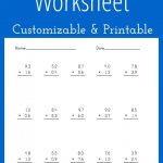 Multiplying Decimals Worksheet   Customizable And Printable | Math   Multiplying Decimals Free Printable Worksheets