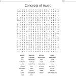Musical Terms Word Search   Wordmint   Free Printable Music Word Searches