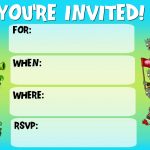 Musings Of An Average Mom: Plants Vs. Zombies Invitations   Plants Vs Zombies Free Printable Invitations