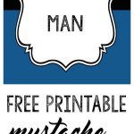 Mustache Decor: Art Print Free Printable | Baby Showers | Baby   Free Printable Mustache Invitations