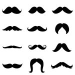 Mustache Template Free Printable | Stenciled Drop Cloth Pillow   Free Printable Mustache