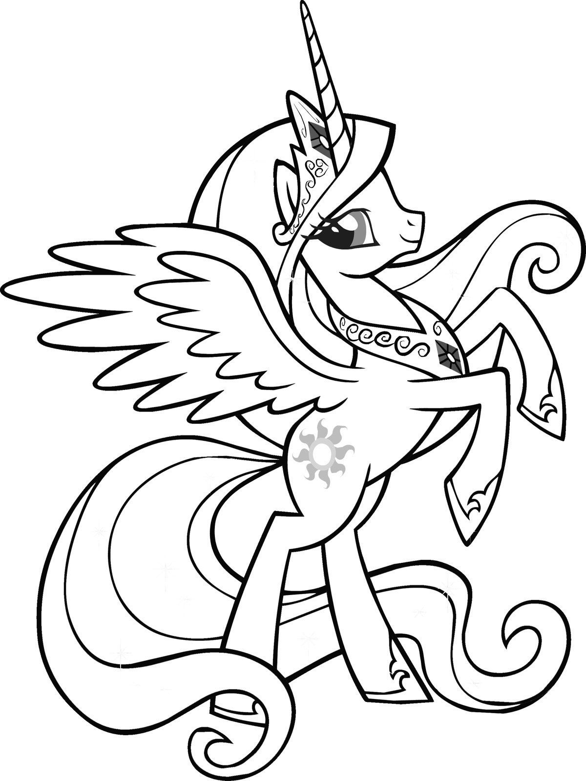 My Little Pony Coloring Pages To Print - Tutlin.psstech.co - Free Printable Coloring Pages Of My Little Pony