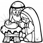 Nativity Coloring Pages | Free Download Best Nativity Coloring Pages   Free Printable Christmas Story Coloring Pages