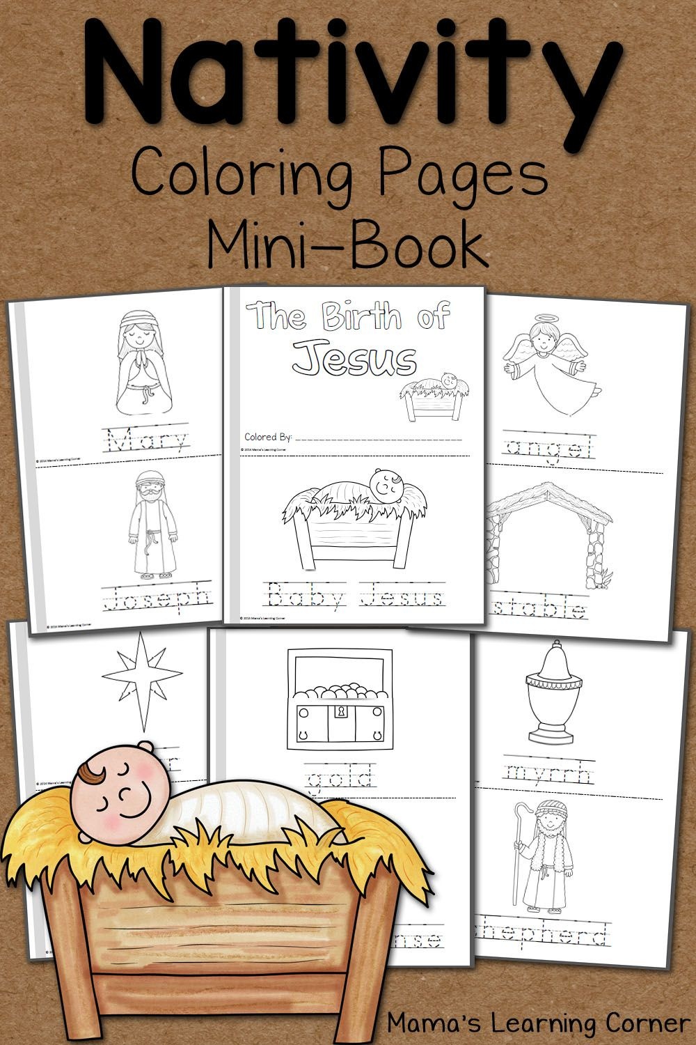 Nativity Coloring Pages | Ultimate Homeschool Board | Nativity - Free Printable Nativity Story Coloring Pages