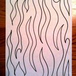 Neat Quilting Pattern "meandering Flames"  (Would've Looked Good   Free Printable Pantograph Patterns
